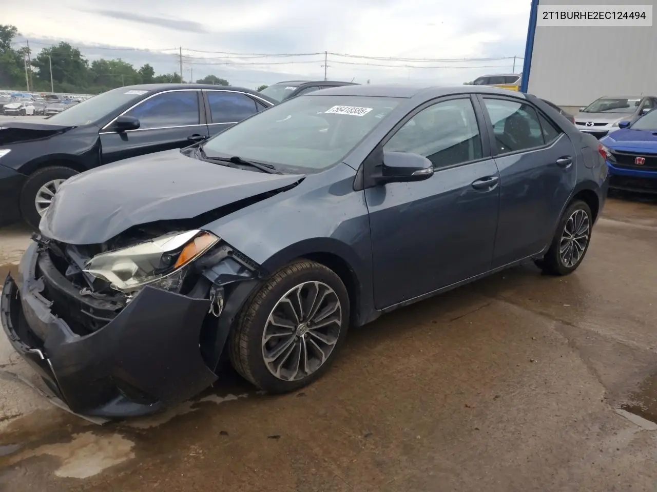 2T1BURHE2EC124494 2014 Toyota Corolla S Plus
