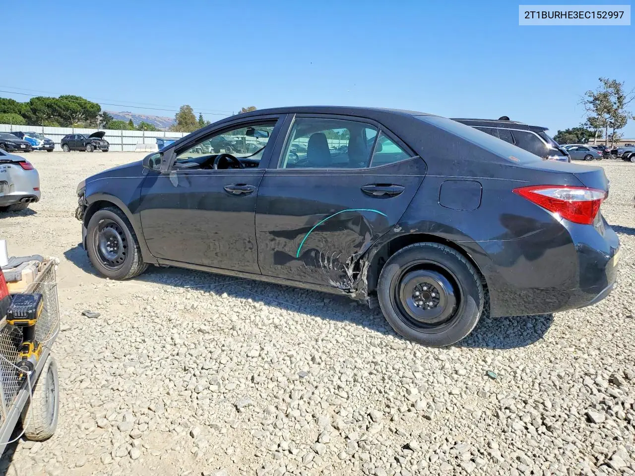 2014 Toyota Corolla Le VIN: 2T1BURHE3EC152997 Lot: 58959676