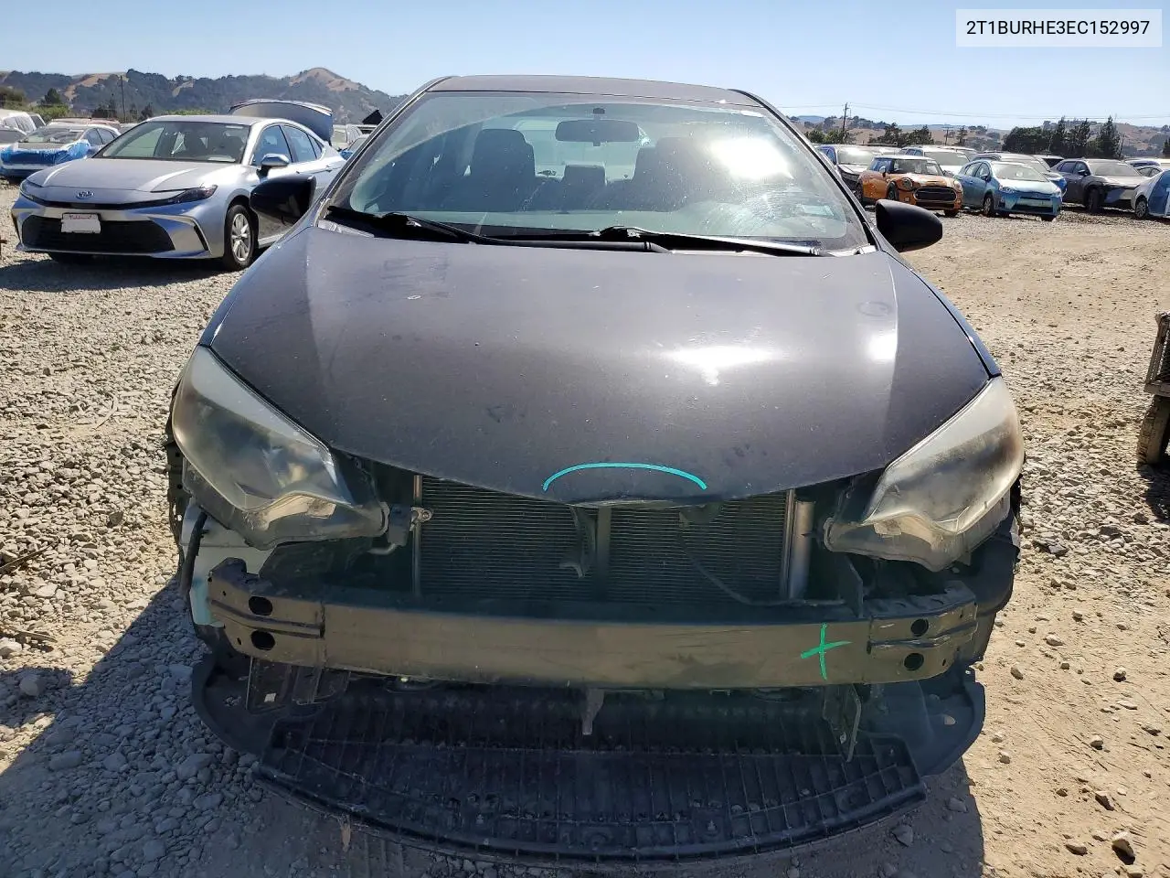 2014 Toyota Corolla Le VIN: 2T1BURHE3EC152997 Lot: 58959676