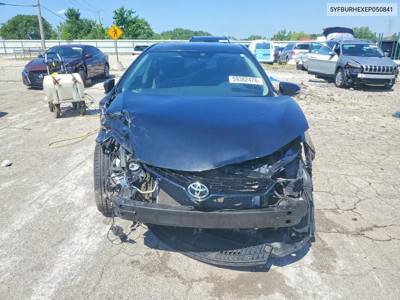 2014 Toyota Corolla S Premium VIN: 5YFBURHEXEP050841 Lot: 59382476