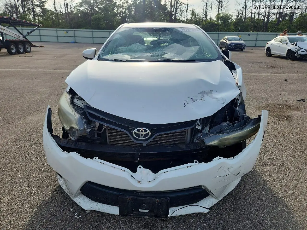 2014 Toyota Corolla Le Eco Plus VIN: 5YFBPRHEXEP090683 Lot: 59791336