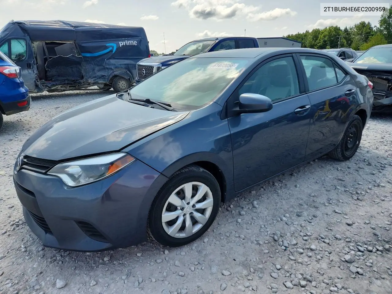 2014 Toyota Corolla Le VIN: 2T1BURHE6EC200959 Lot: 61470056