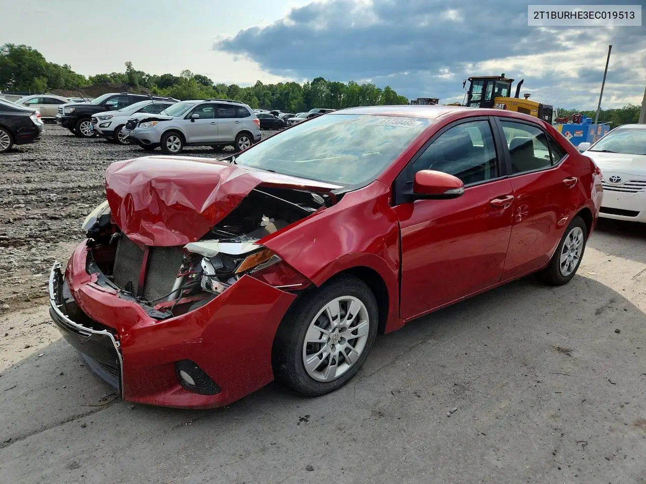2014 Toyota Corolla S VIN: 2T1BURHE3EC019513 Lot: 61738466