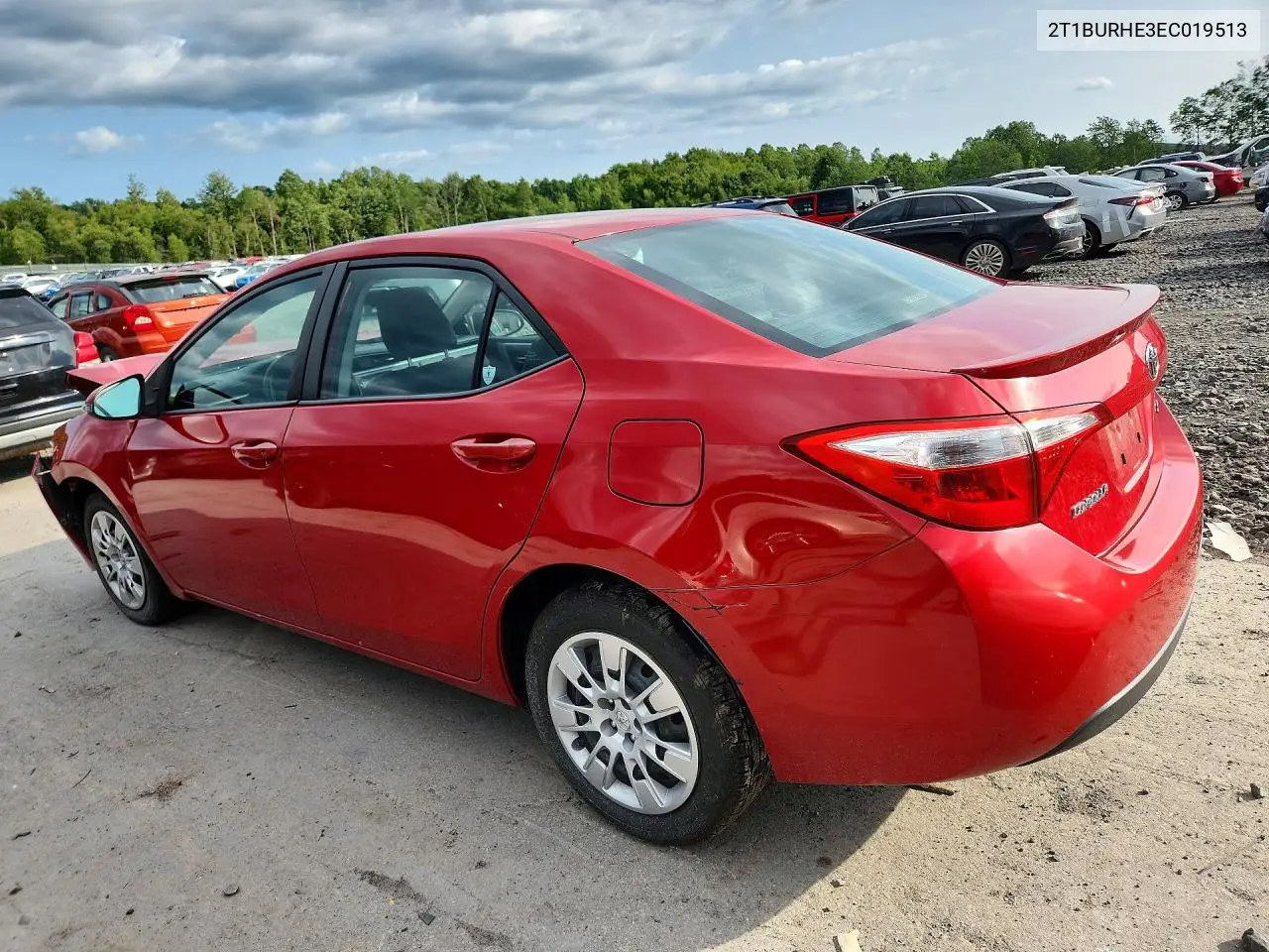 2014 Toyota Corolla S VIN: 2T1BURHE3EC019513 Lot: 61738466