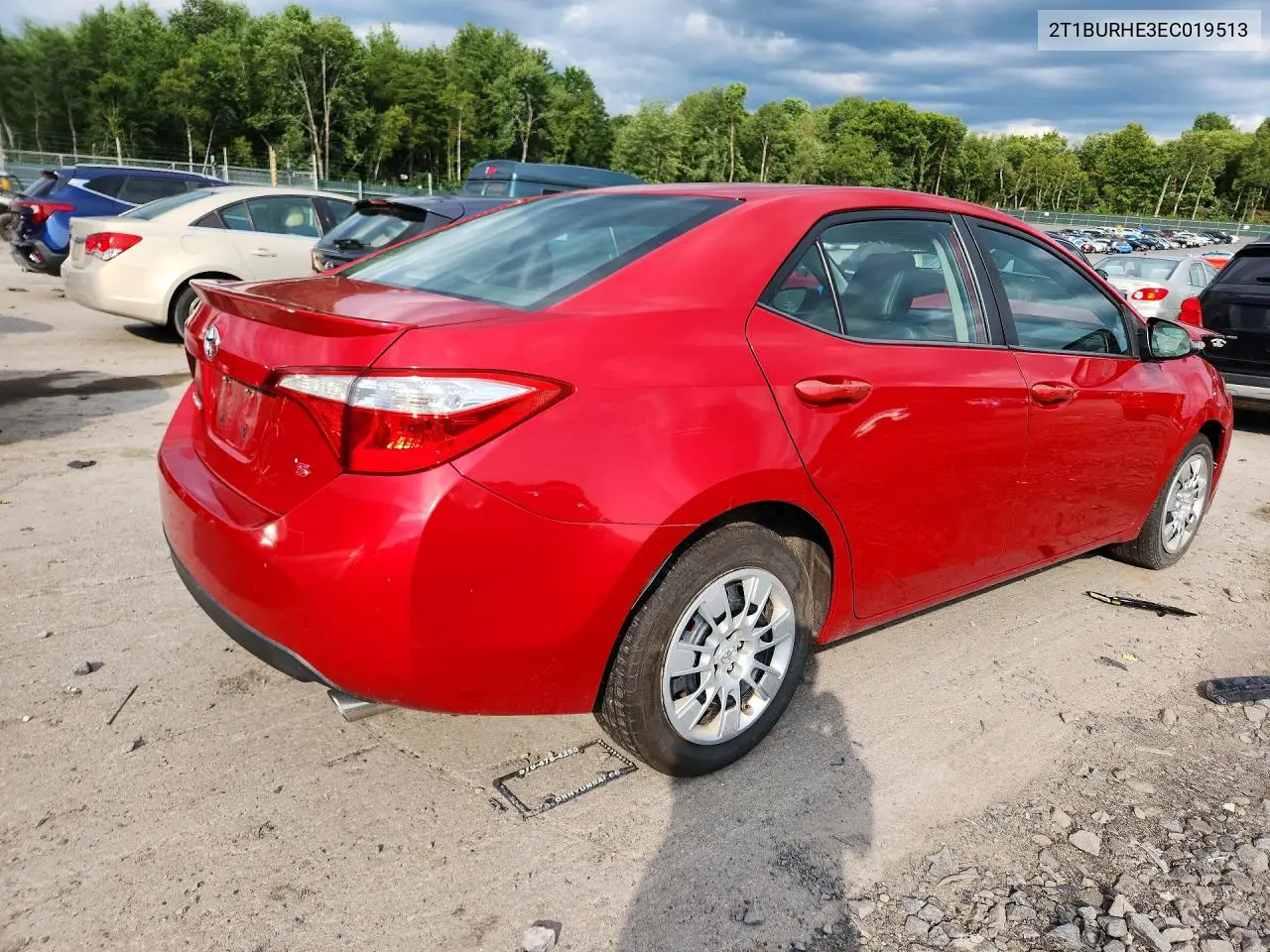 2014 Toyota Corolla S VIN: 2T1BURHE3EC019513 Lot: 61738466