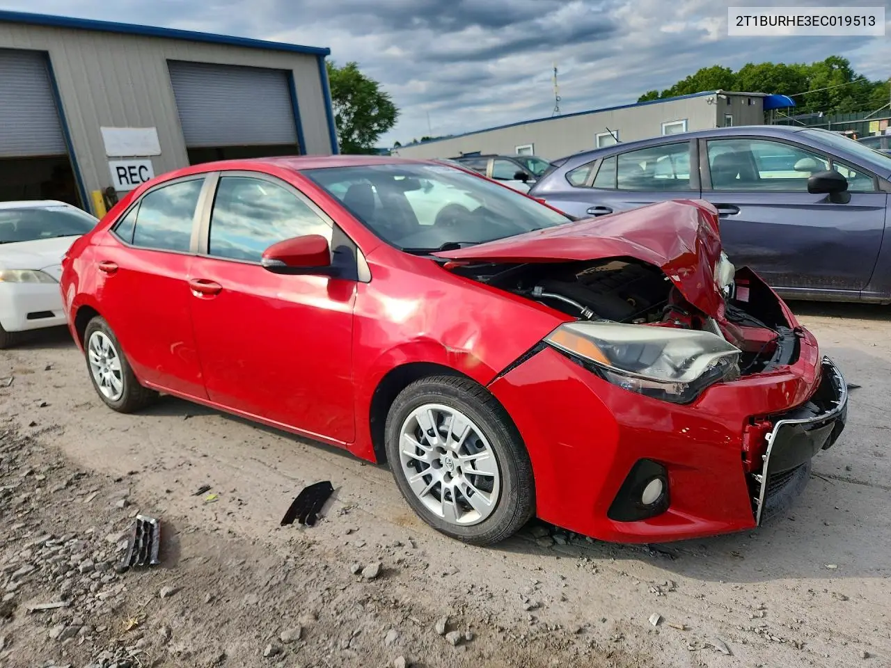 2014 Toyota Corolla S VIN: 2T1BURHE3EC019513 Lot: 61738466