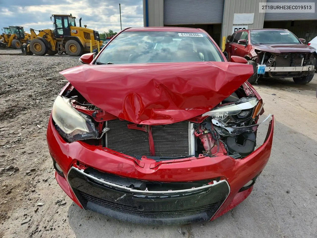 2014 Toyota Corolla S VIN: 2T1BURHE3EC019513 Lot: 61738466