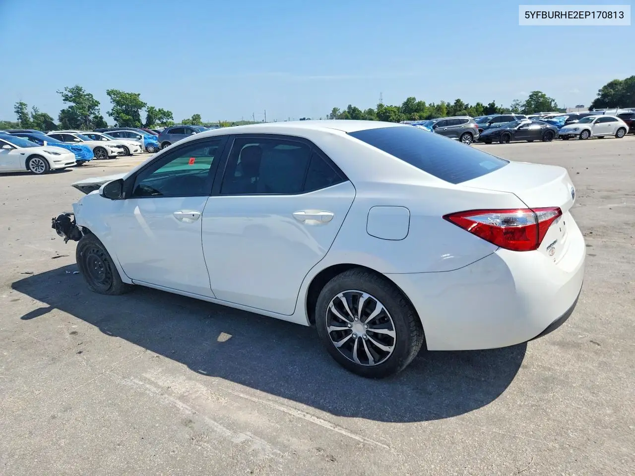 2014 Toyota Corolla Le VIN: 5YFBURHE2EP170813 Lot: 61757756