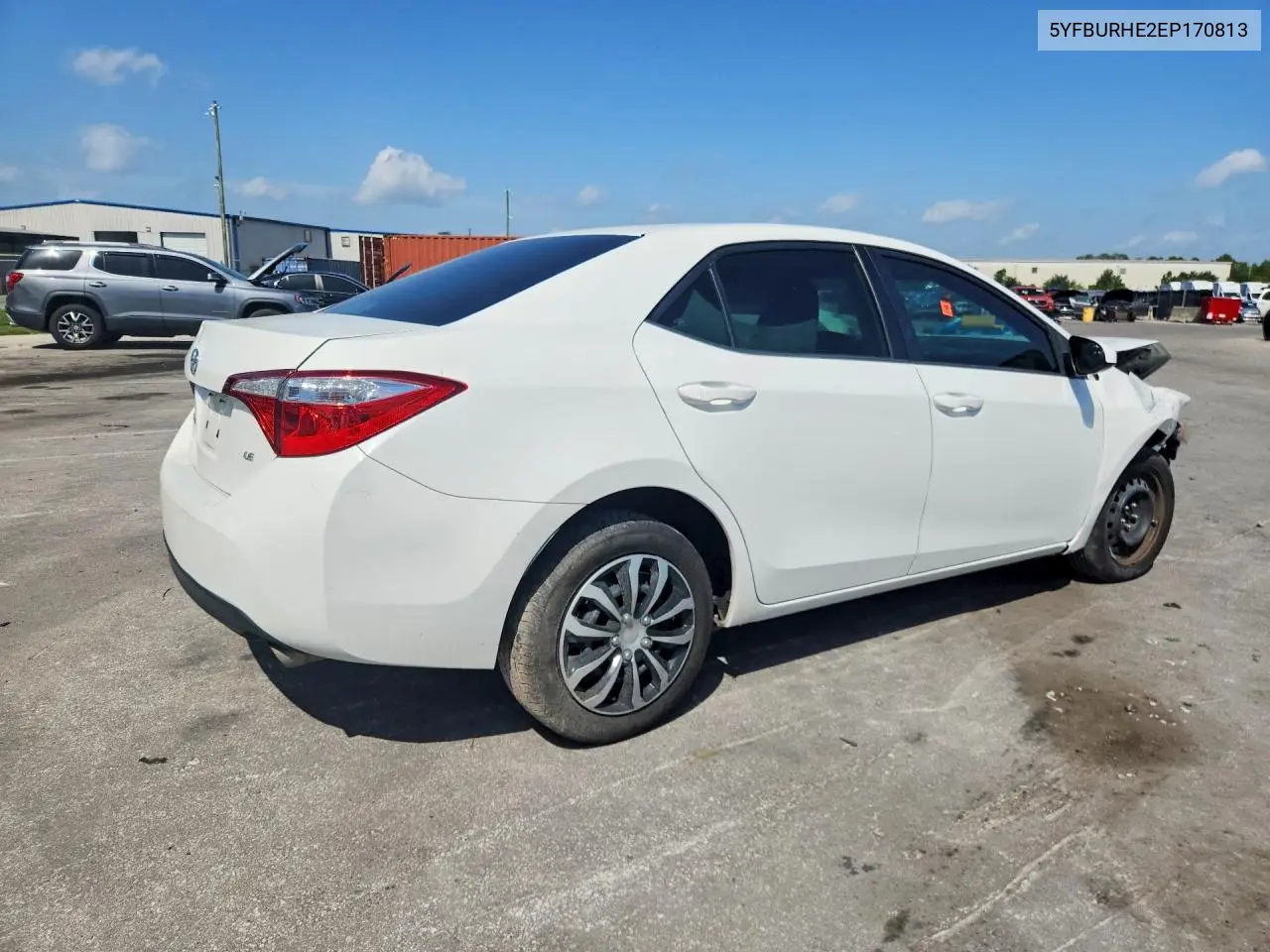 2014 Toyota Corolla Le VIN: 5YFBURHE2EP170813 Lot: 61757756