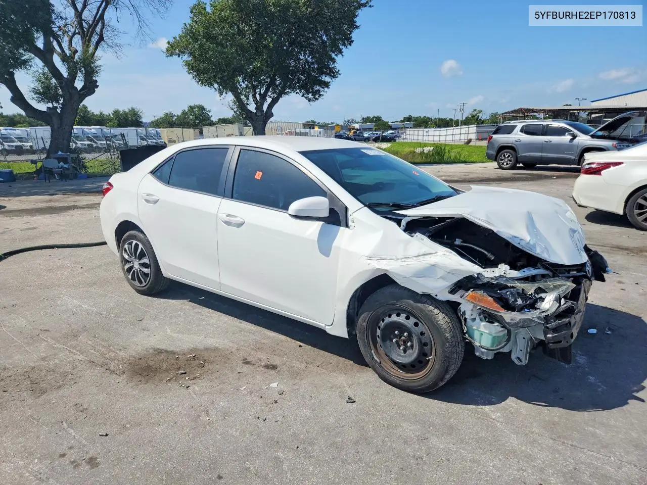 2014 Toyota Corolla Le VIN: 5YFBURHE2EP170813 Lot: 61757756