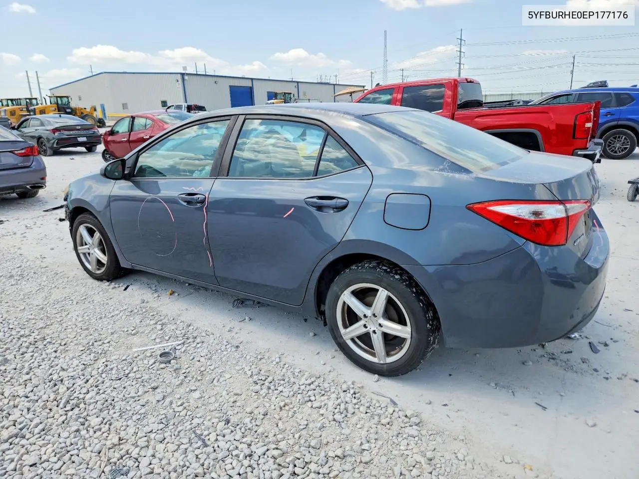 2014 Toyota Corolla Le VIN: 5YFBURHE0EP177176 Lot: 61821666