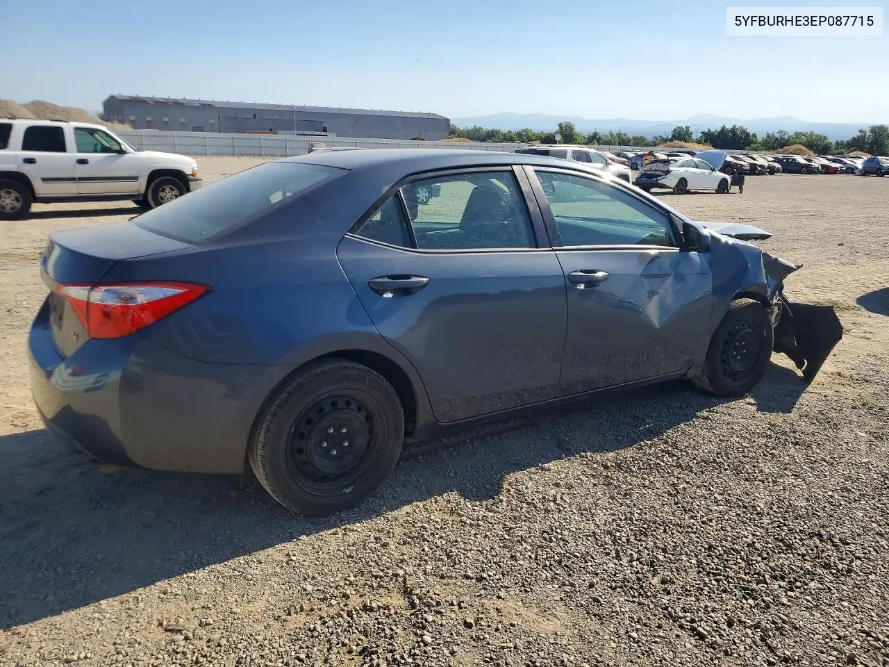 2014 Toyota Corolla Le VIN: 5YFBURHE3EP087715 Lot: 61968646