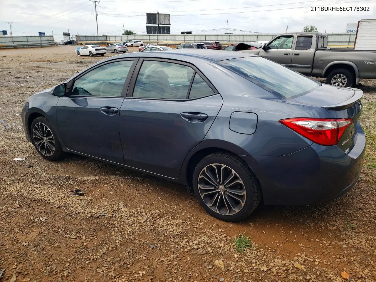 2014 Toyota Corolla S Plus VIN: 2T1BURHE6EC178302 Lot: 61997996