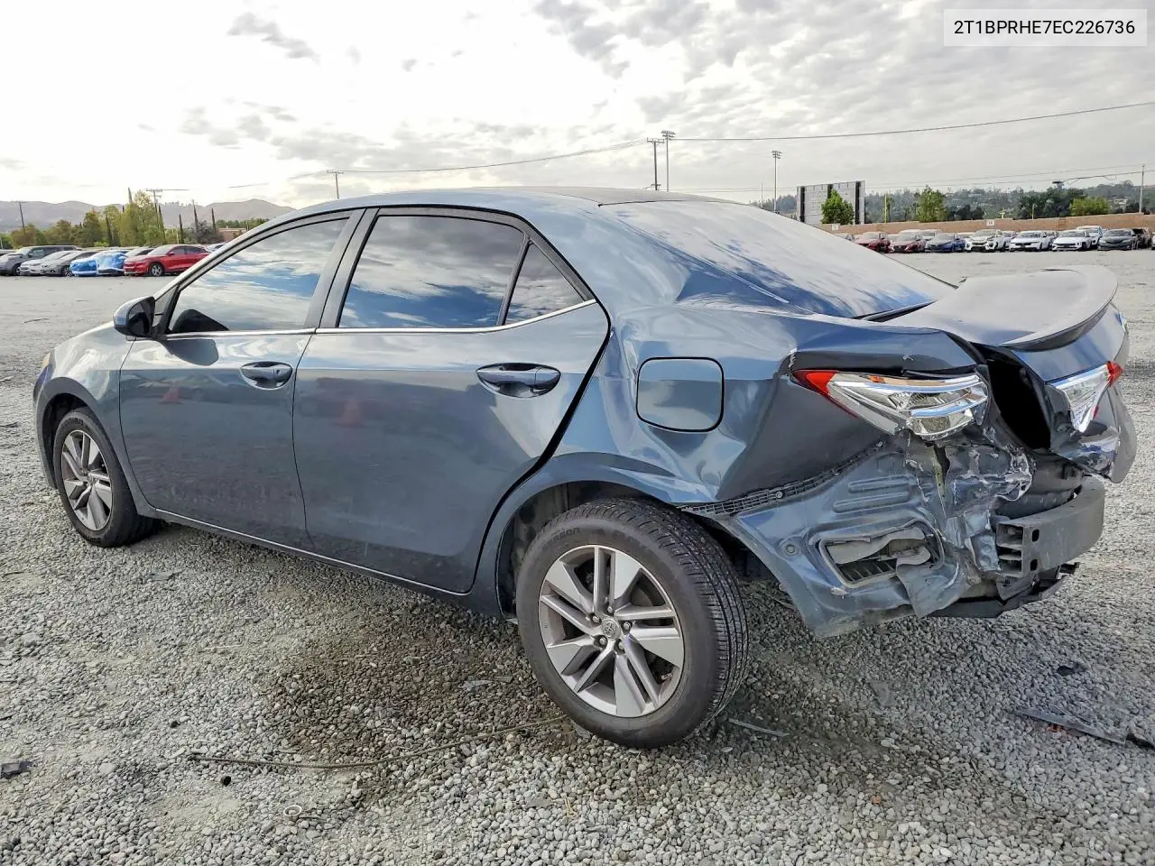 2014 Toyota Corolla Le Eco Plus VIN: 2T1BPRHE7EC226736 Lot: 62029526