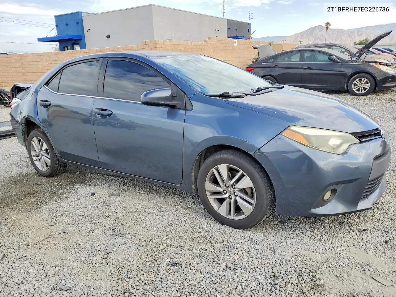2014 Toyota Corolla Le Eco Plus VIN: 2T1BPRHE7EC226736 Lot: 62029526