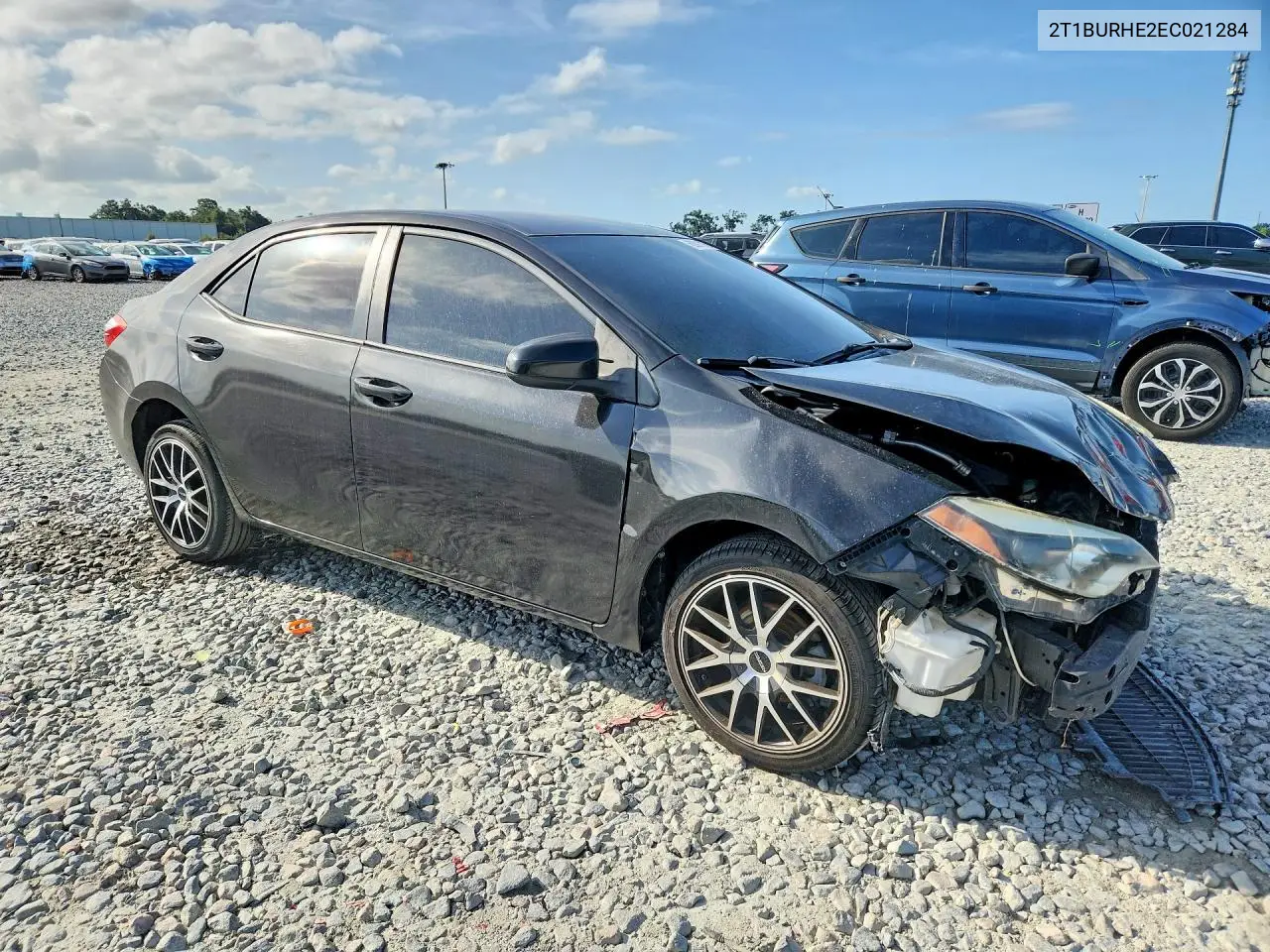 2014 Toyota Corolla Le VIN: 2T1BURHE2EC021284 Lot: 62091216
