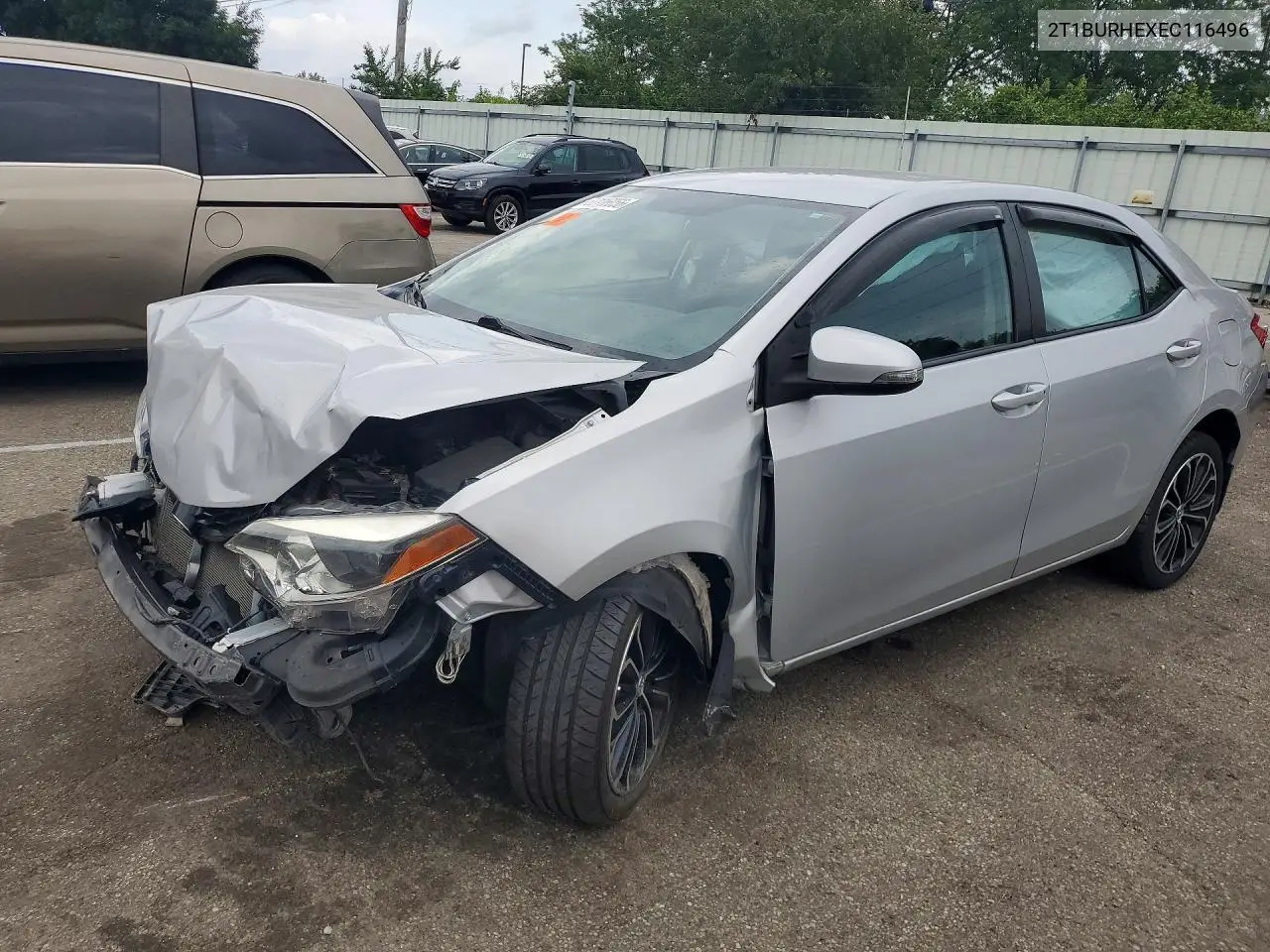 2014 Toyota Corolla S Premium VIN: 2T1BURHEXEC116496 Lot: 62116056