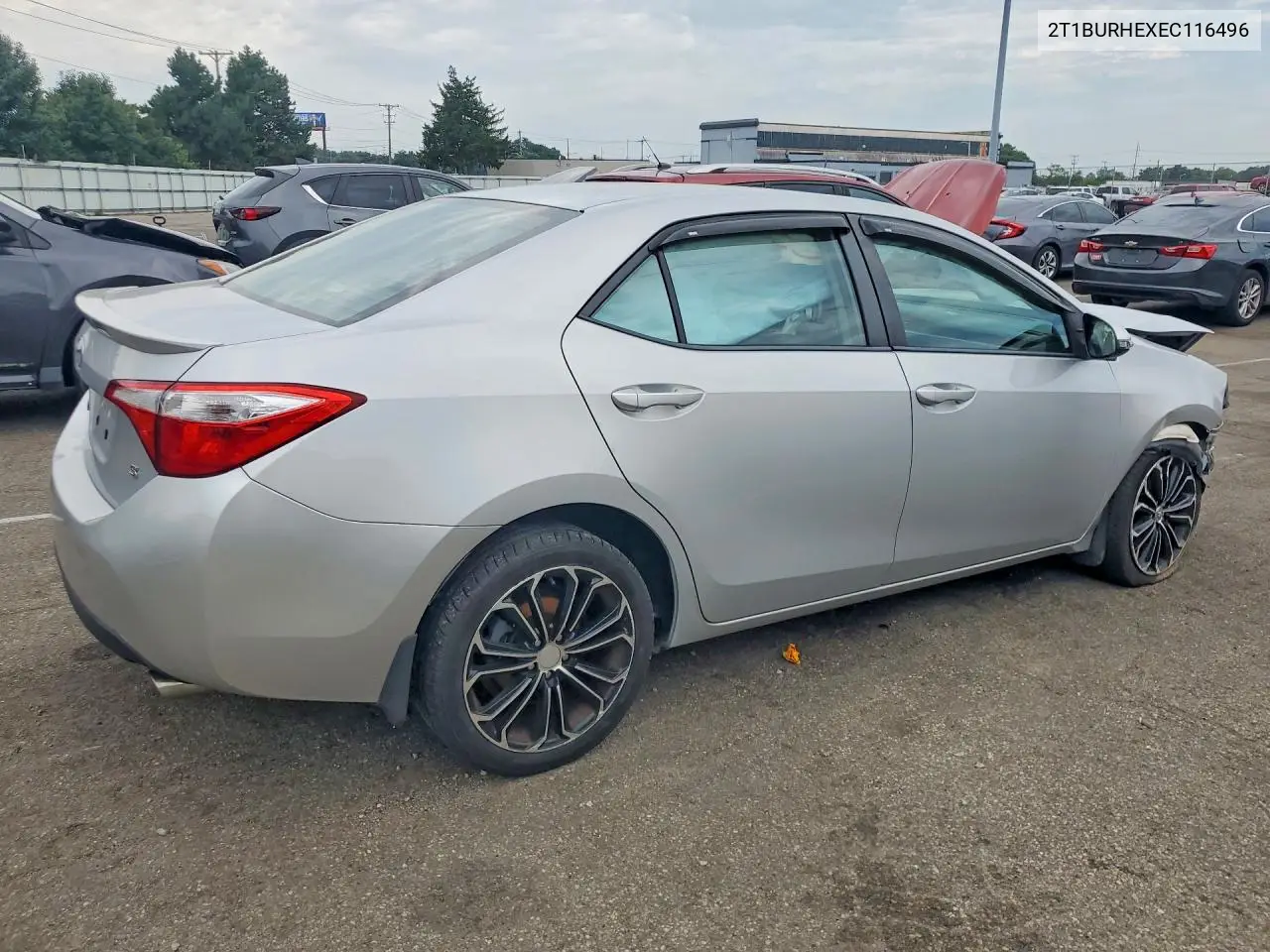 2014 Toyota Corolla S Premium VIN: 2T1BURHEXEC116496 Lot: 62116056