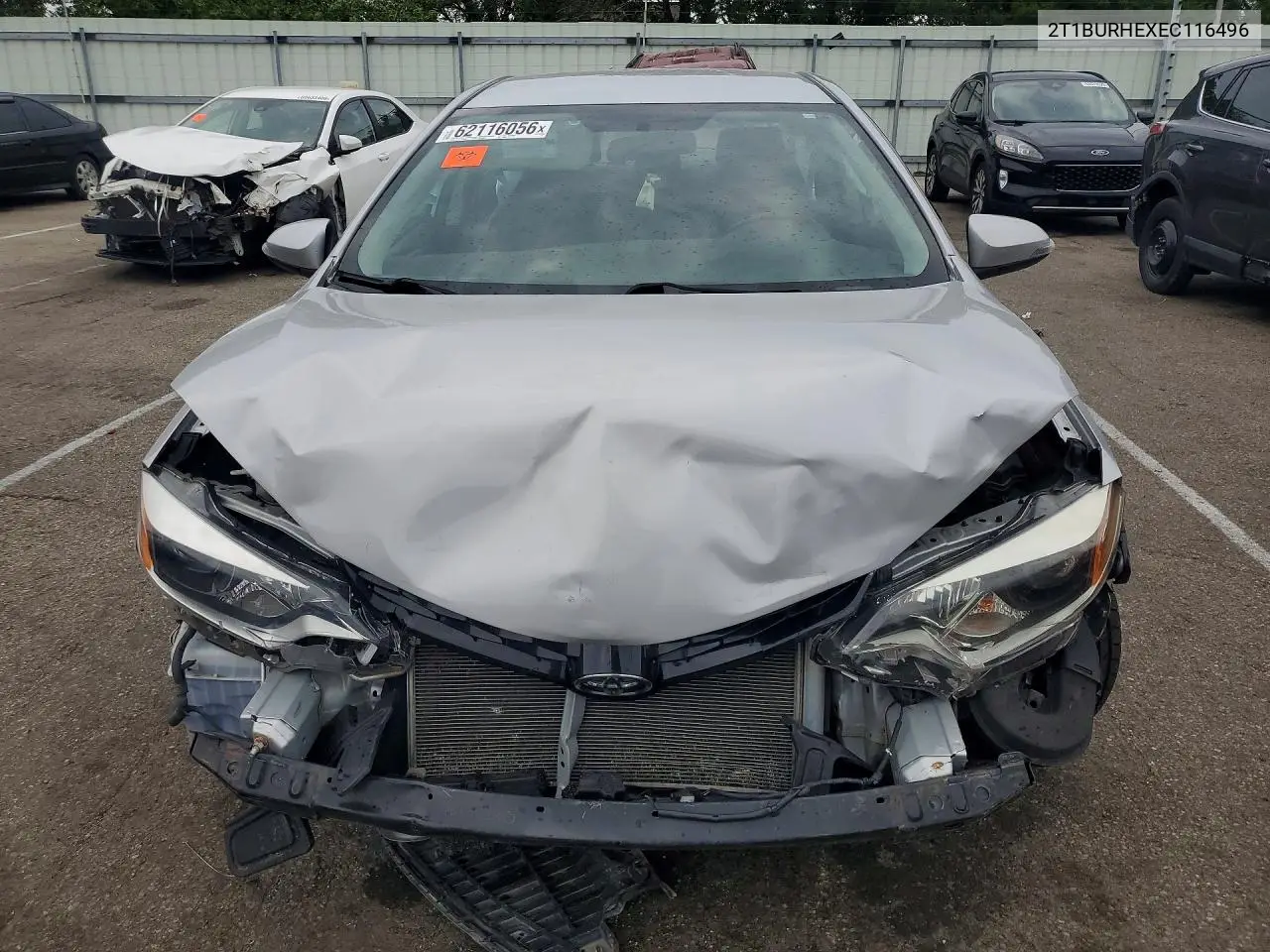 2014 Toyota Corolla S Premium VIN: 2T1BURHEXEC116496 Lot: 62116056
