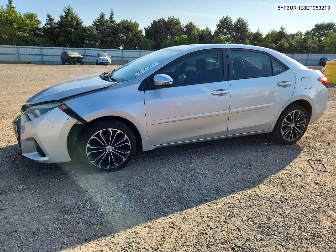2014 Toyota Corolla S Plus VIN: 5YFBURHE8EP053219 Lot: 62161066