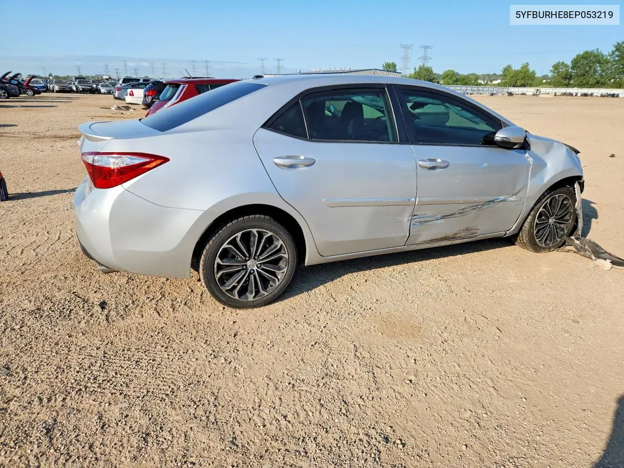 2014 Toyota Corolla S Plus VIN: 5YFBURHE8EP053219 Lot: 62161066