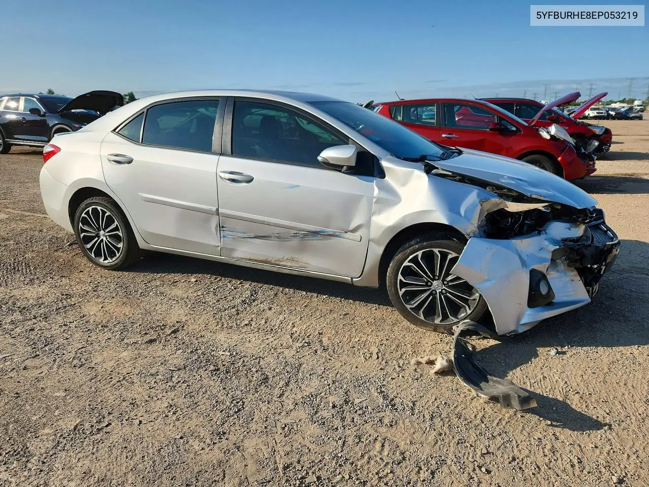 2014 Toyota Corolla S Plus VIN: 5YFBURHE8EP053219 Lot: 62161066
