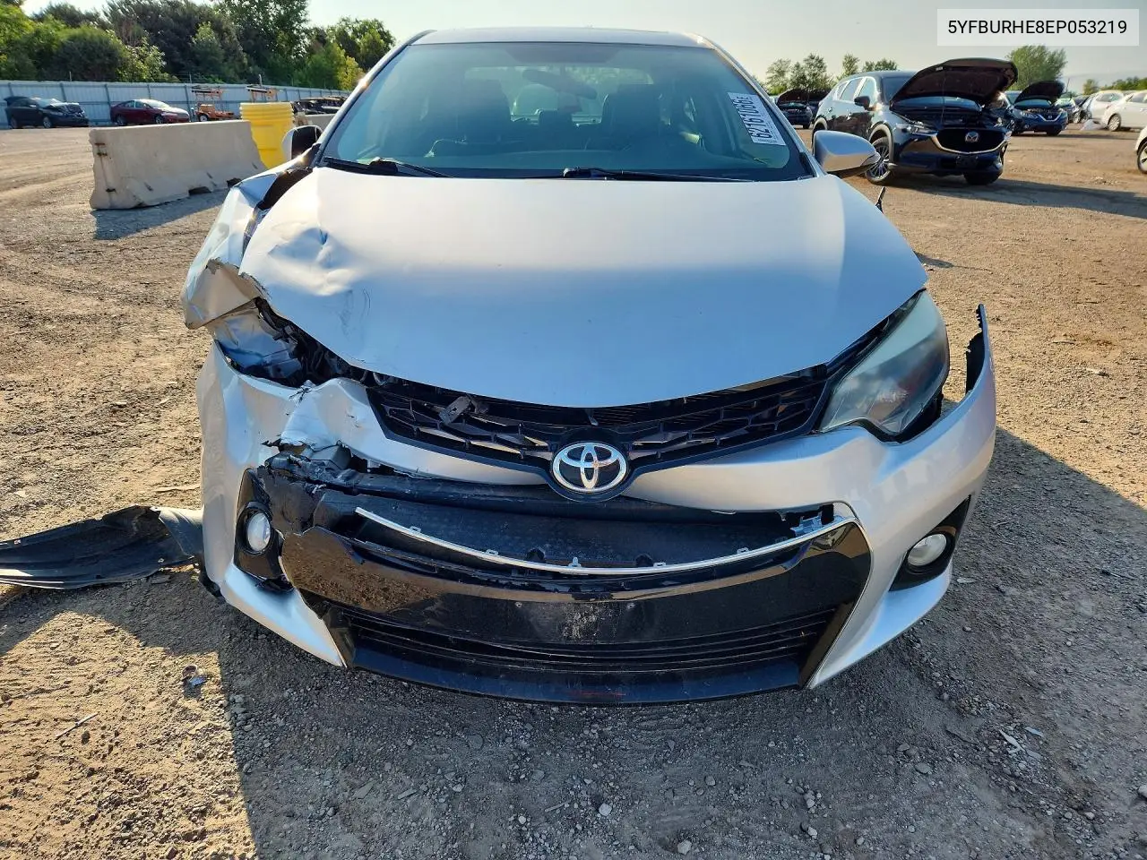 2014 Toyota Corolla S Plus VIN: 5YFBURHE8EP053219 Lot: 62161066