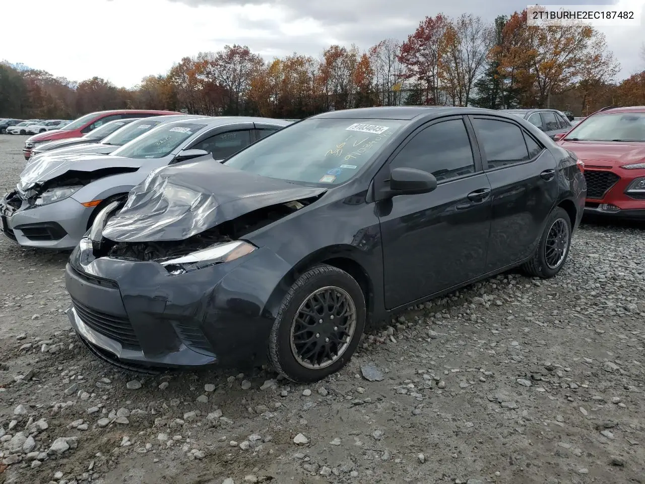 2T1BURHE2EC187482 2014 Toyota Corolla Le