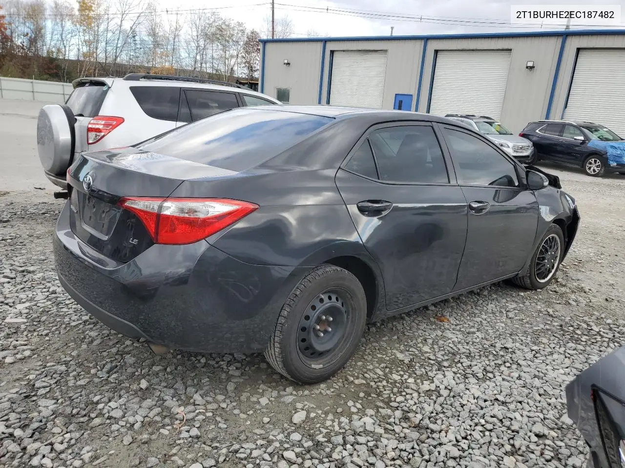 2T1BURHE2EC187482 2014 Toyota Corolla Le