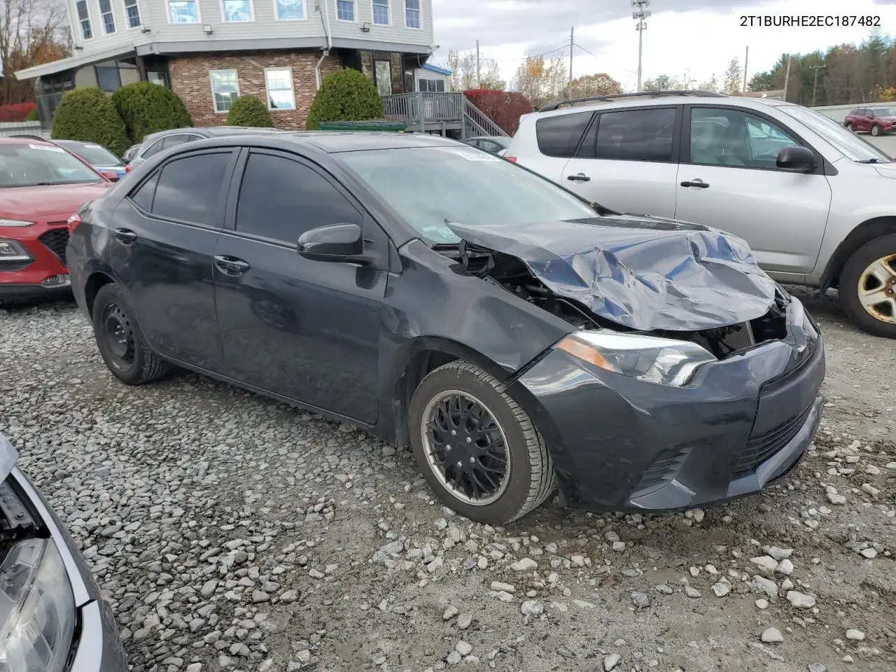 2T1BURHE2EC187482 2014 Toyota Corolla Le