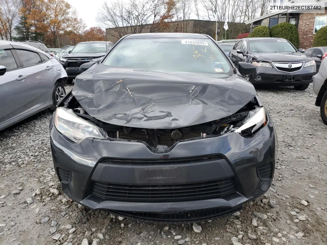 2T1BURHE2EC187482 2014 Toyota Corolla Le