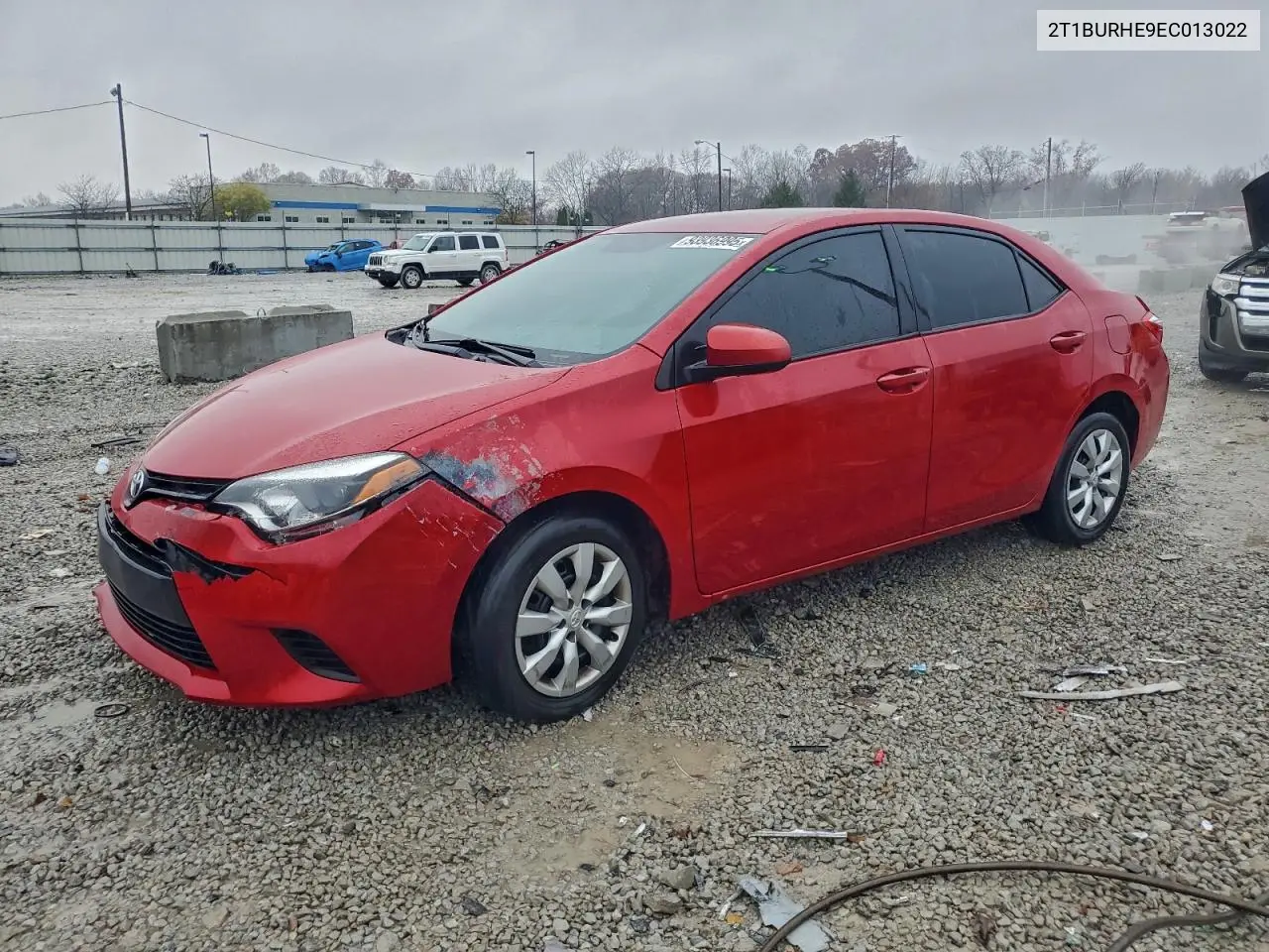 2T1BURHE9EC013022 2014 Toyota Corolla Le