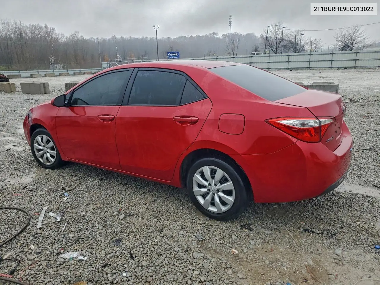 2T1BURHE9EC013022 2014 Toyota Corolla Le