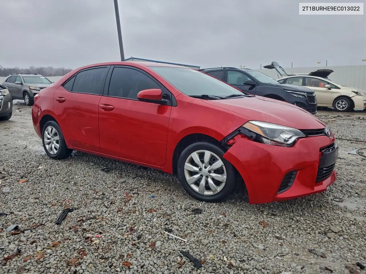 2T1BURHE9EC013022 2014 Toyota Corolla Le