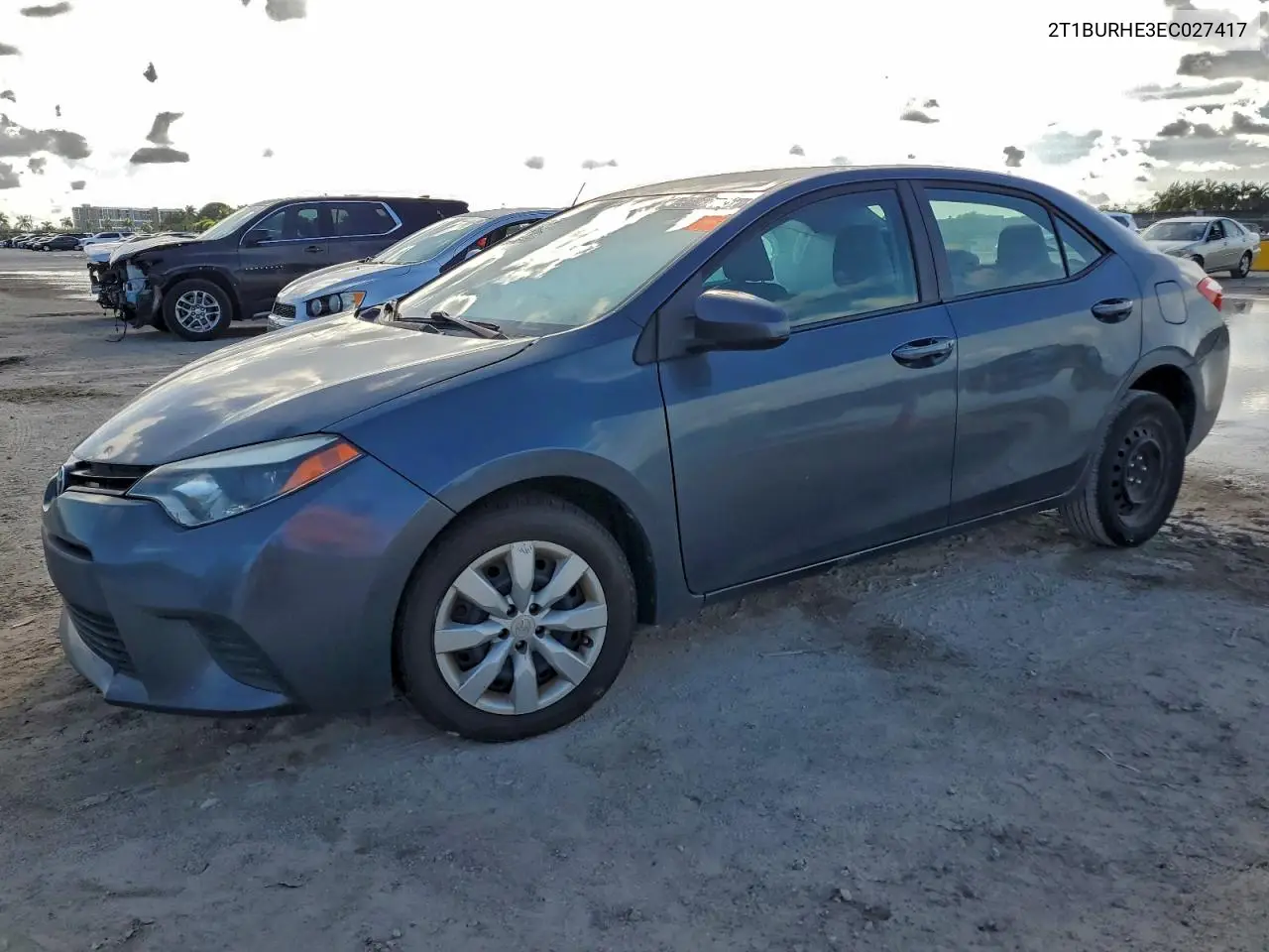 2T1BURHE3EC027417 2014 Toyota Corolla L