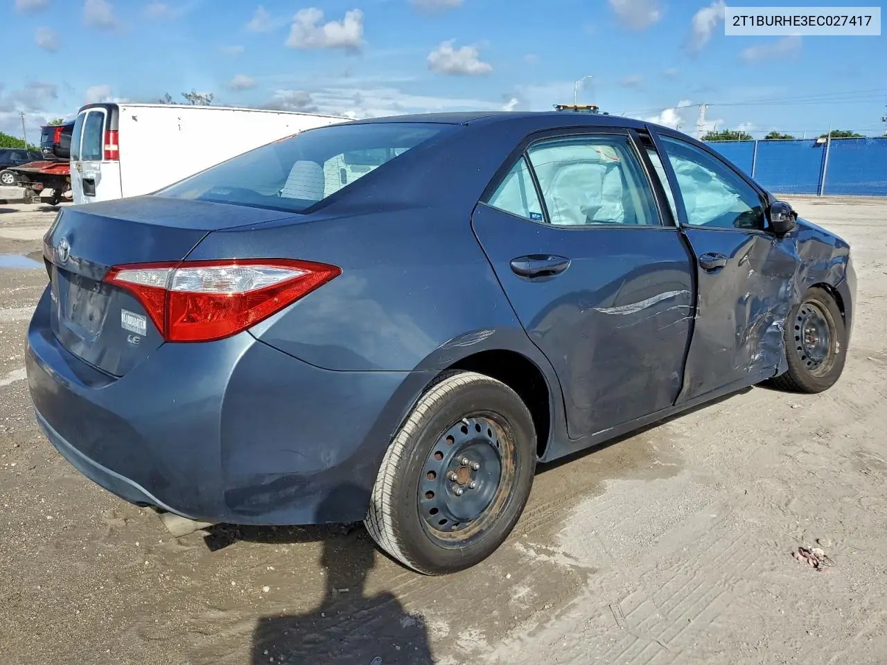 2T1BURHE3EC027417 2014 Toyota Corolla L