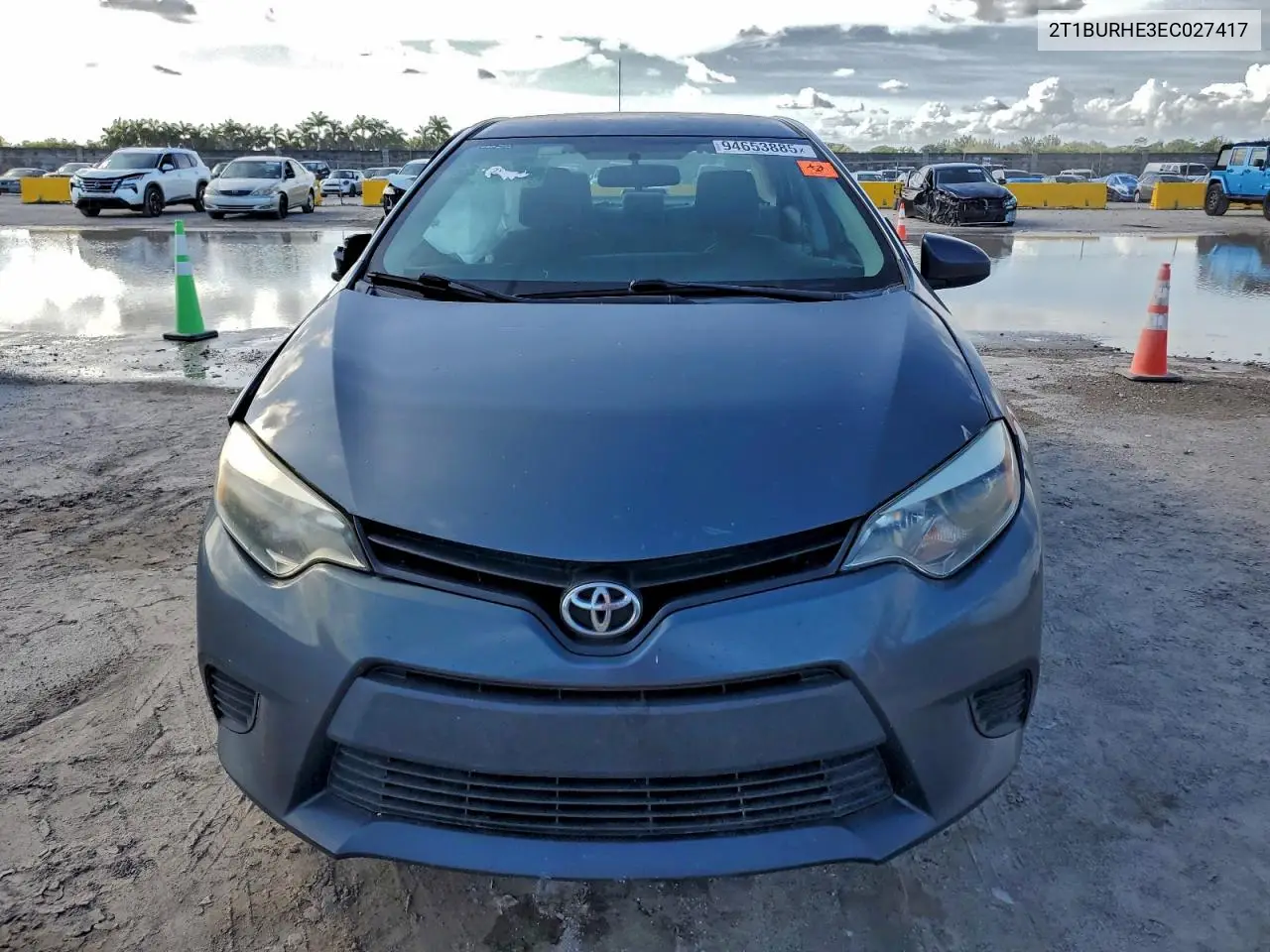 2T1BURHE3EC027417 2014 Toyota Corolla L
