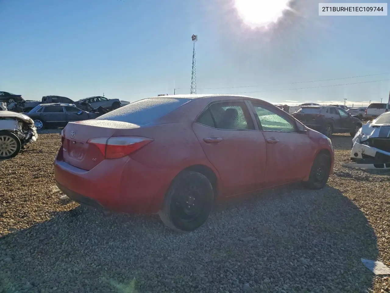 2T1BURHE1EC109744 2014 Toyota Corolla L