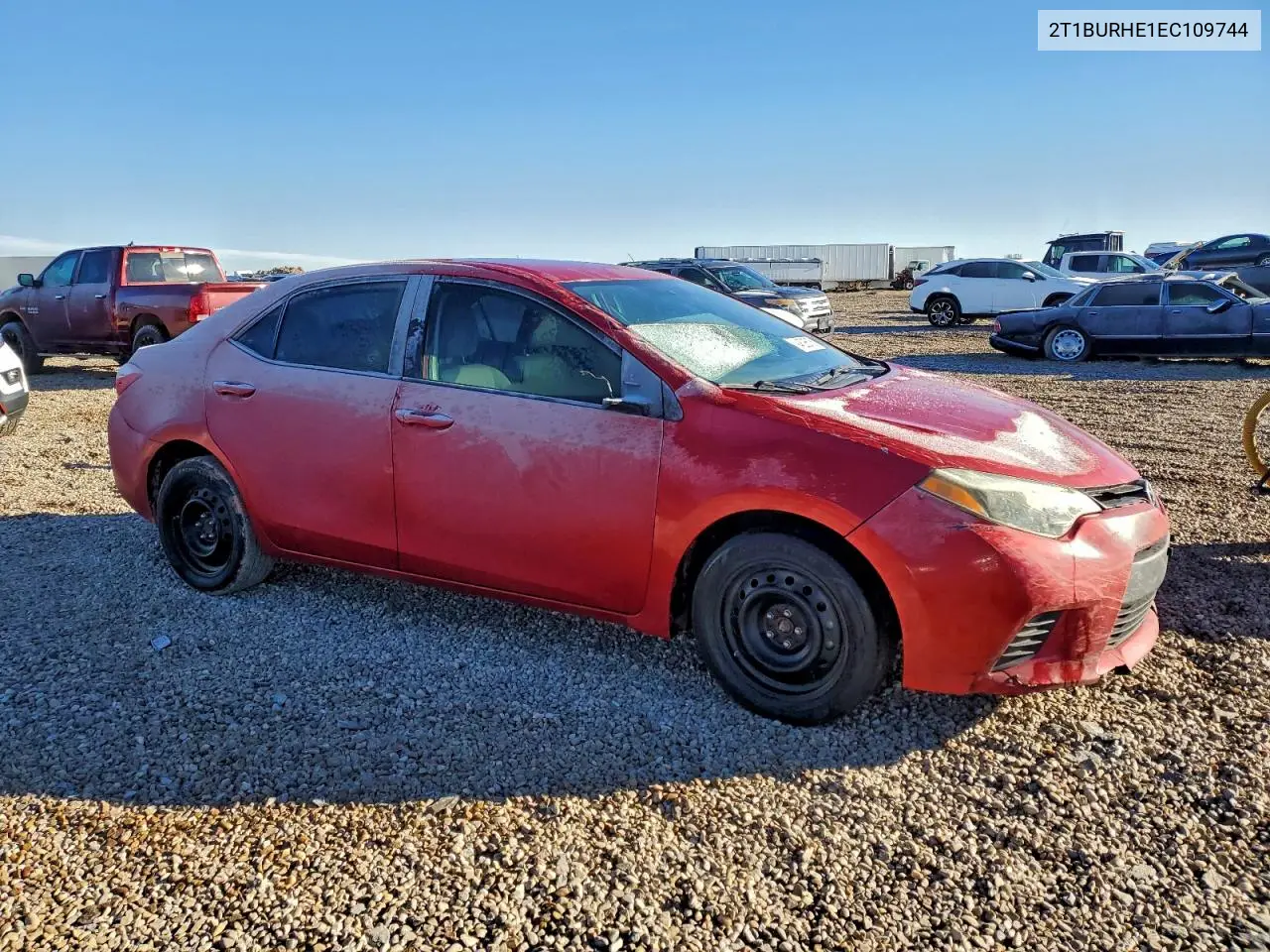 2T1BURHE1EC109744 2014 Toyota Corolla L