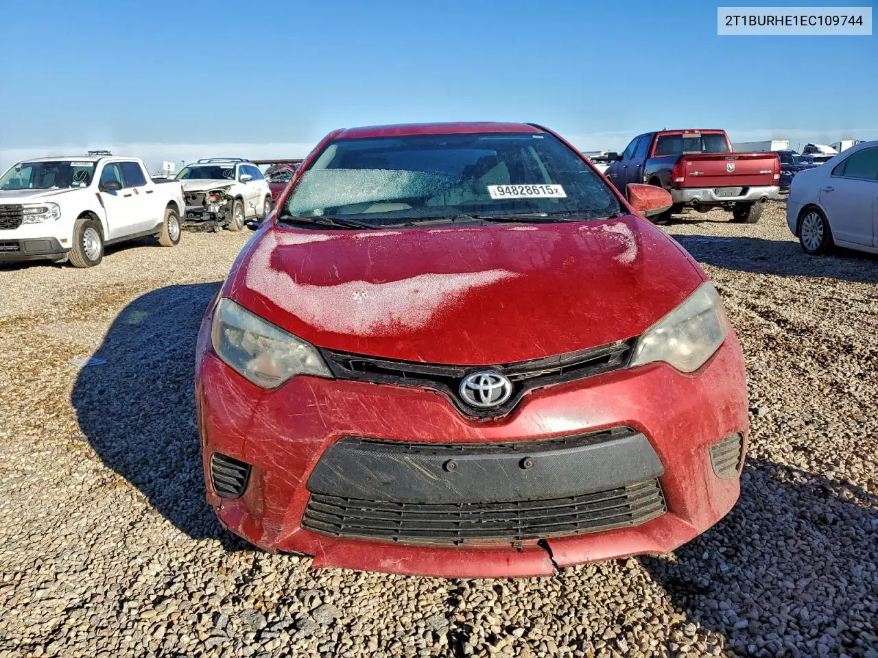 2T1BURHE1EC109744 2014 Toyota Corolla L