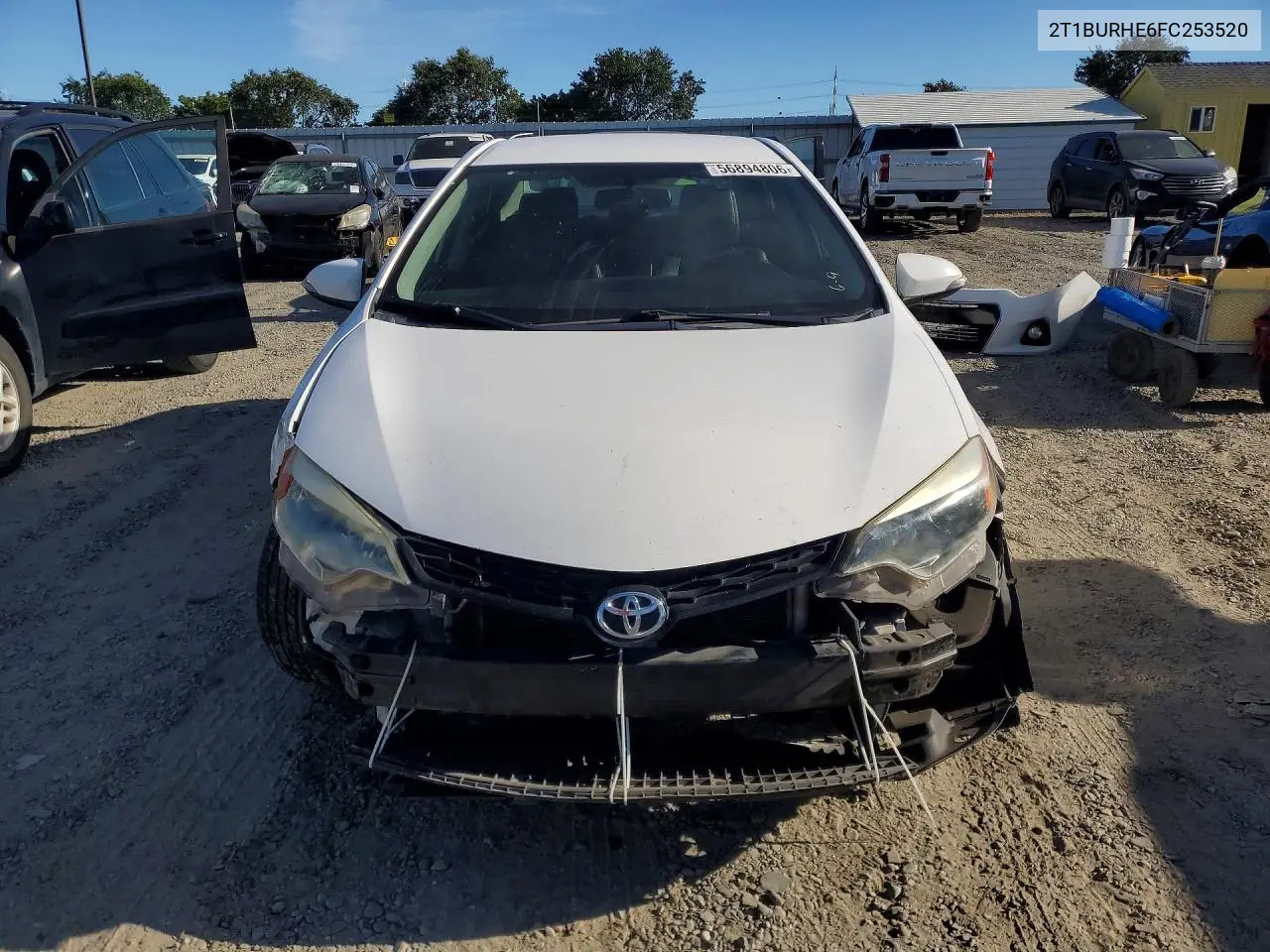 2015 Toyota Corolla S Plus VIN: 2T1BURHE6FC253520 Lot: 56894806