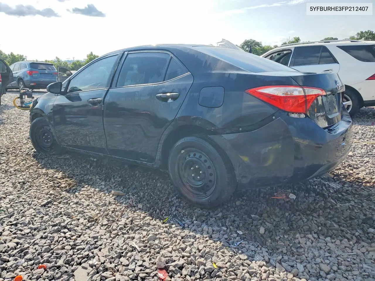2015 Toyota Corolla Le VIN: 5YFBURHE3FP212407 Lot: 57958106