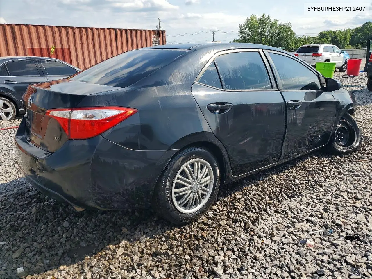 2015 Toyota Corolla Le VIN: 5YFBURHE3FP212407 Lot: 57958106