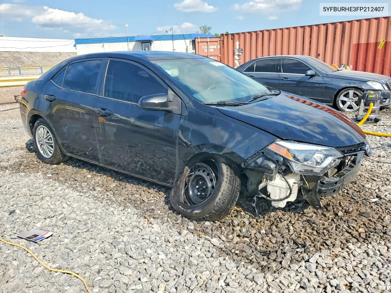 2015 Toyota Corolla Le VIN: 5YFBURHE3FP212407 Lot: 57958106