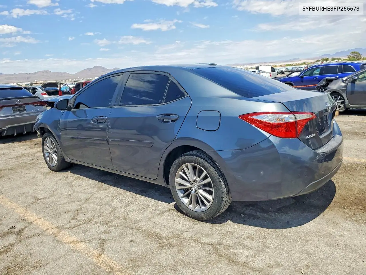 2015 Toyota Corolla Le Plus VIN: 5YFBURHE3FP265673 Lot: 58151096