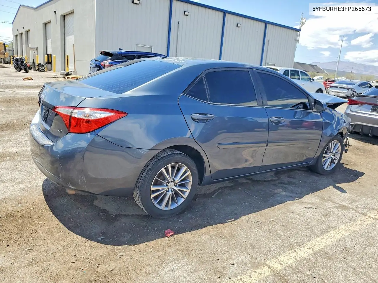 2015 Toyota Corolla Le Plus VIN: 5YFBURHE3FP265673 Lot: 58151096