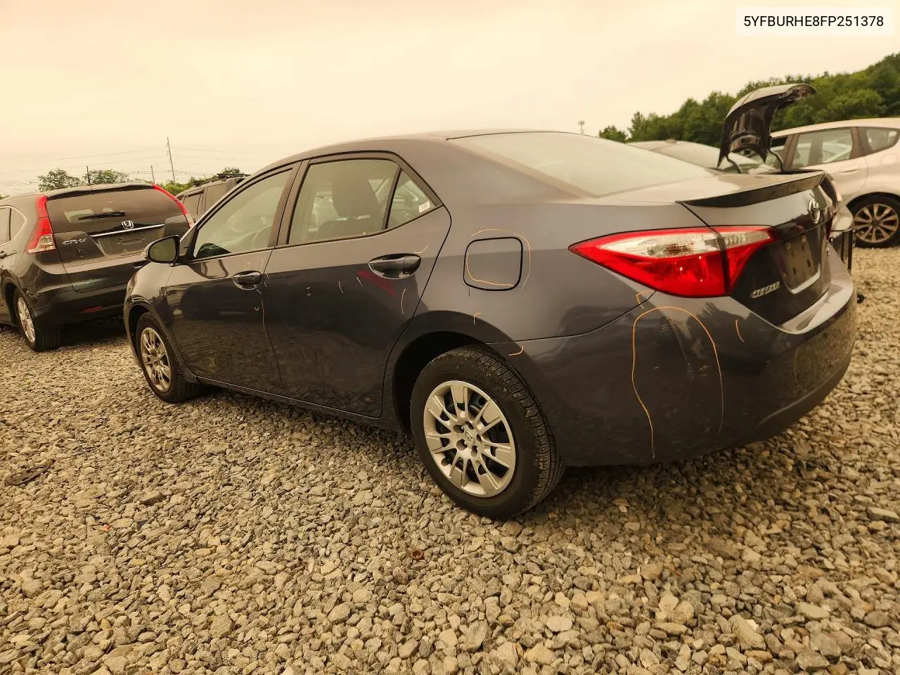 2015 Toyota Corolla S VIN: 5YFBURHE8FP251378 Lot: 60473066