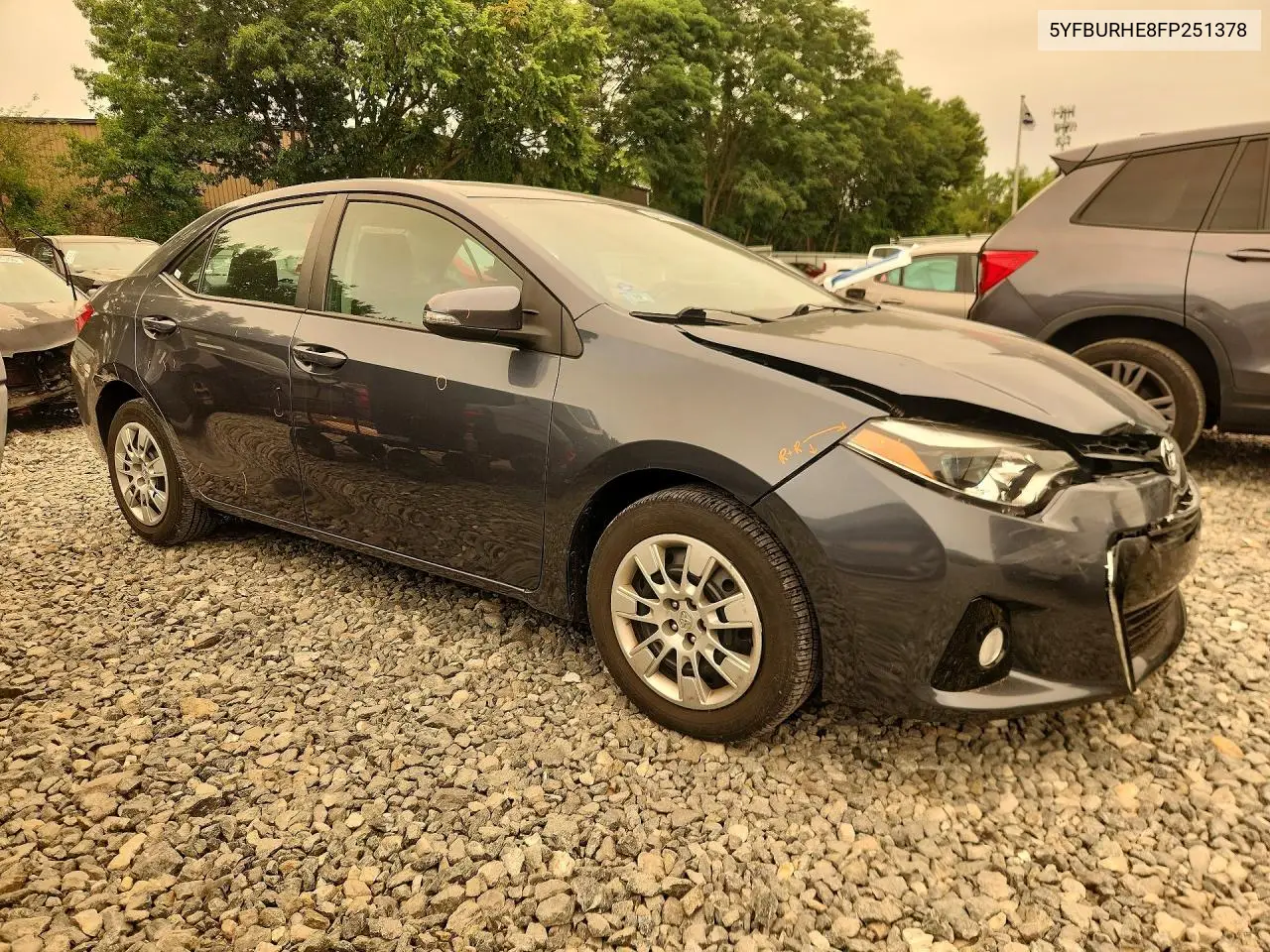 2015 Toyota Corolla S VIN: 5YFBURHE8FP251378 Lot: 60473066
