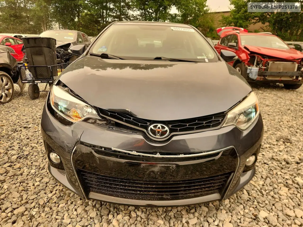 2015 Toyota Corolla S VIN: 5YFBURHE8FP251378 Lot: 60473066