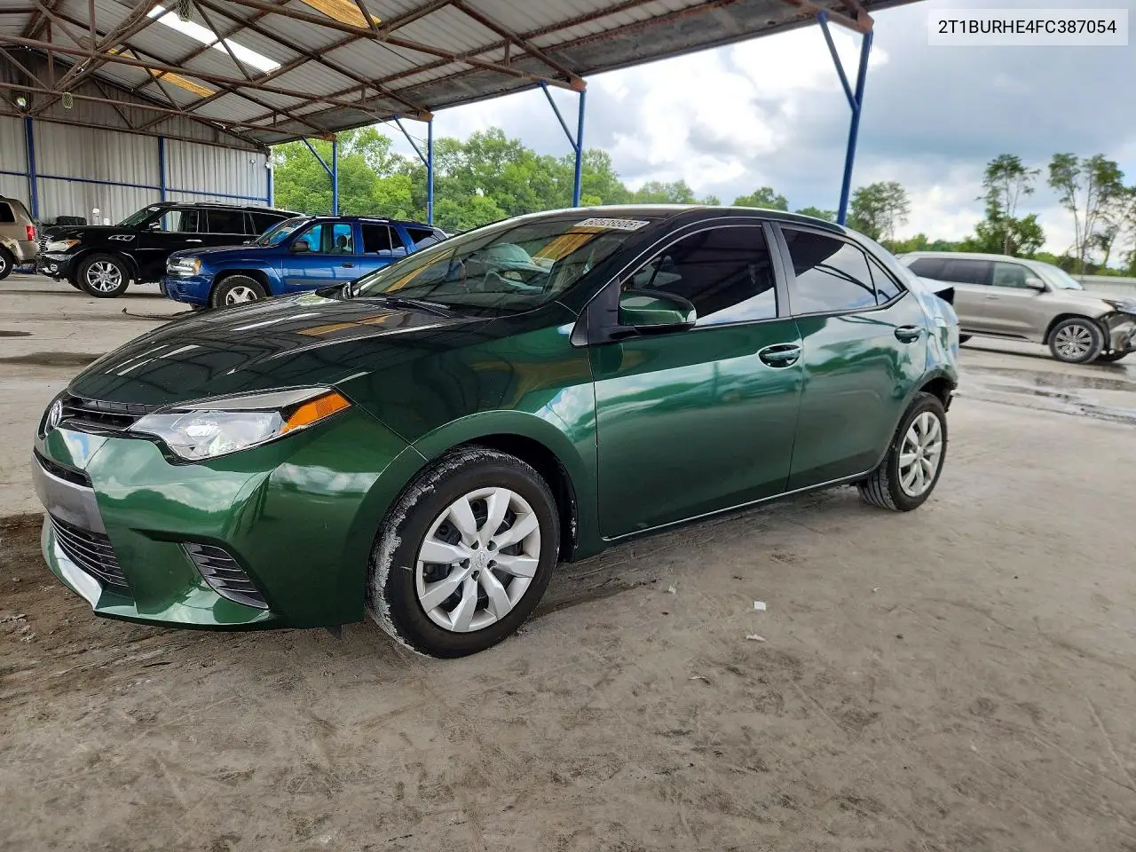 2015 Toyota Corolla Le VIN: 2T1BURHE4FC387054 Lot: 60528806